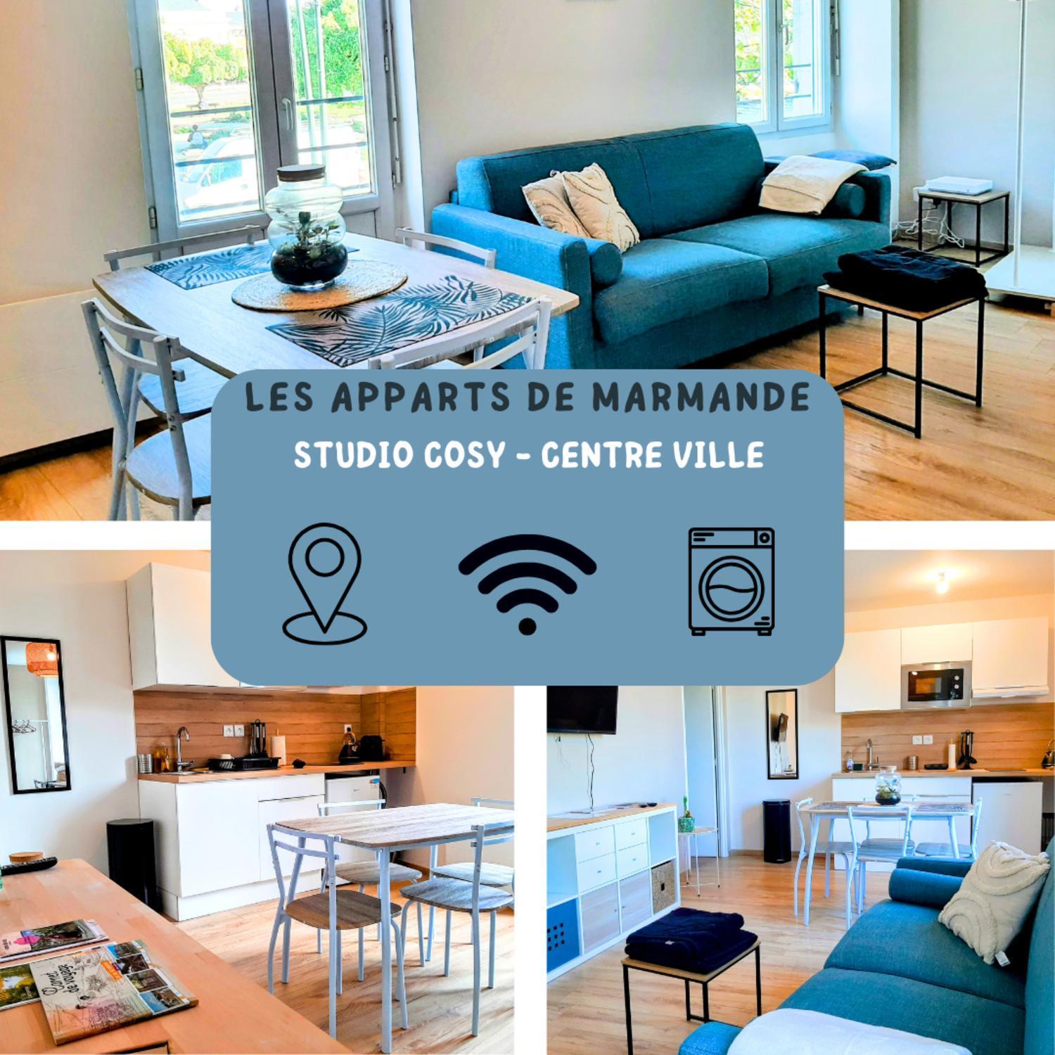 Les Apparts De Marmande - Appart Cosy, Centre De Marmande Eksteriør bilde